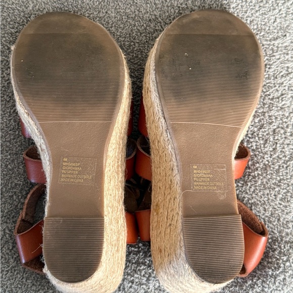 MIA brown espadrille wedges - Picture 5 of 6